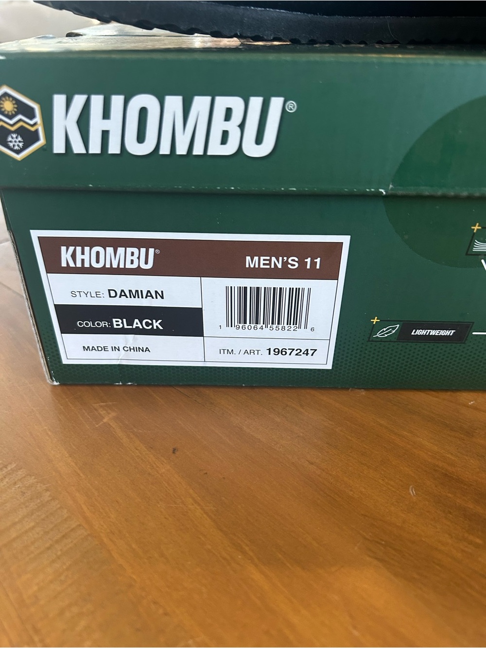 NWT Khombu Men's Black Suede Mule with Buckle - Picture 4 of 10